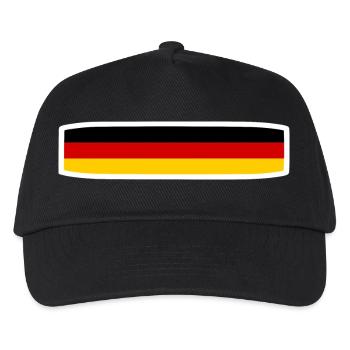 DEUTSCHLAND - Kinder Basecap - Schwarz - Vorne