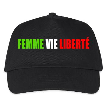 Freiheit des Frauenlebens - Kinder Basecap - Schwarz - Vorne