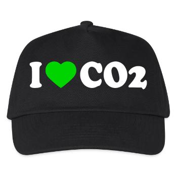 I love co2 - Casquette de baseball Enfant - noir - Devant