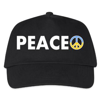 peace - Kids’ Baseball Cap - black - Front