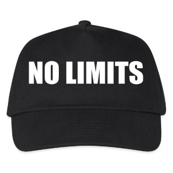 No limits - Kids’ Baseball Cap - black - Front