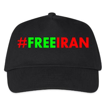Free iran - Kinder Basecap - Schwarz - Vorne