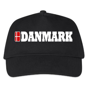 Danemark - Casquette de baseball Enfant - noir - Devant