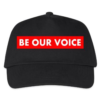 Be our voice - Kids’ Baseball Cap - black - Front
