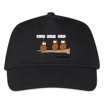 Uhus (neu) - Kinder Basecap - Schwarz - Vorne