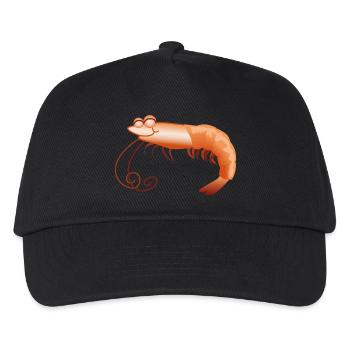 Shrimp - Kids’ Baseball Cap - black - Front