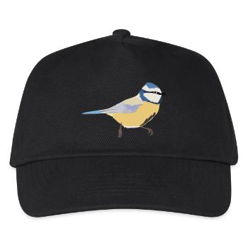 Blaumeise - Kinder Basecap - Schwarz - Vorne