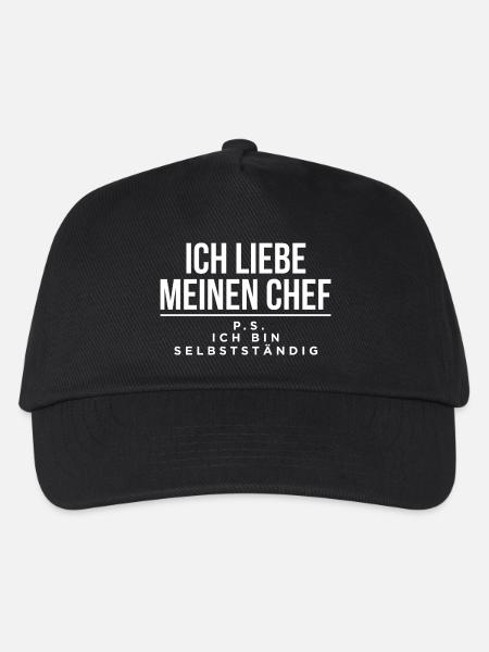 Chef-Design - Kinder Basecap - Schwarz