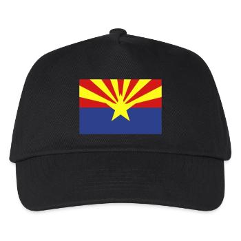 Arizona State Flag - Kids’ Baseball Cap - black - Front