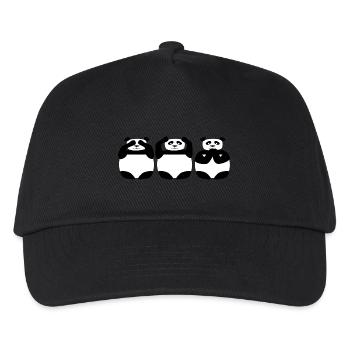 See No, Hear No, Speak No - Kids’ Baseball Cap - black - Front