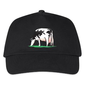 cow106 - Casquette de baseball Enfant - noir - Devant