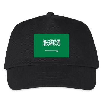 National Flag Of Saudi Arabia - Kids’ Baseball Cap - black - Front