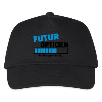 futur opticien - Casquette de baseball Enfant - noir - Devant