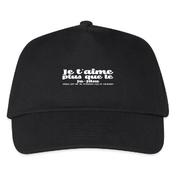 Je t'aime Ju-Jitsu noel - Casquette de baseball Enfant - noir - Devant