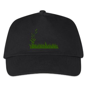 Grass - Kids’ Baseball Cap - black - Front