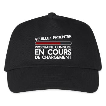 Connerie chargement cadeau humour - Casquette de baseball Enfant - noir - Devant