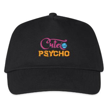 cute - Kinder Basecap - Schwarz - Vorne