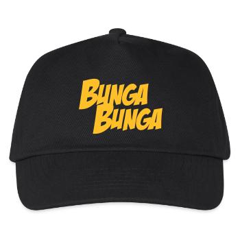 BungaBunga - Kinder Basecap - Schwarz - Vorne