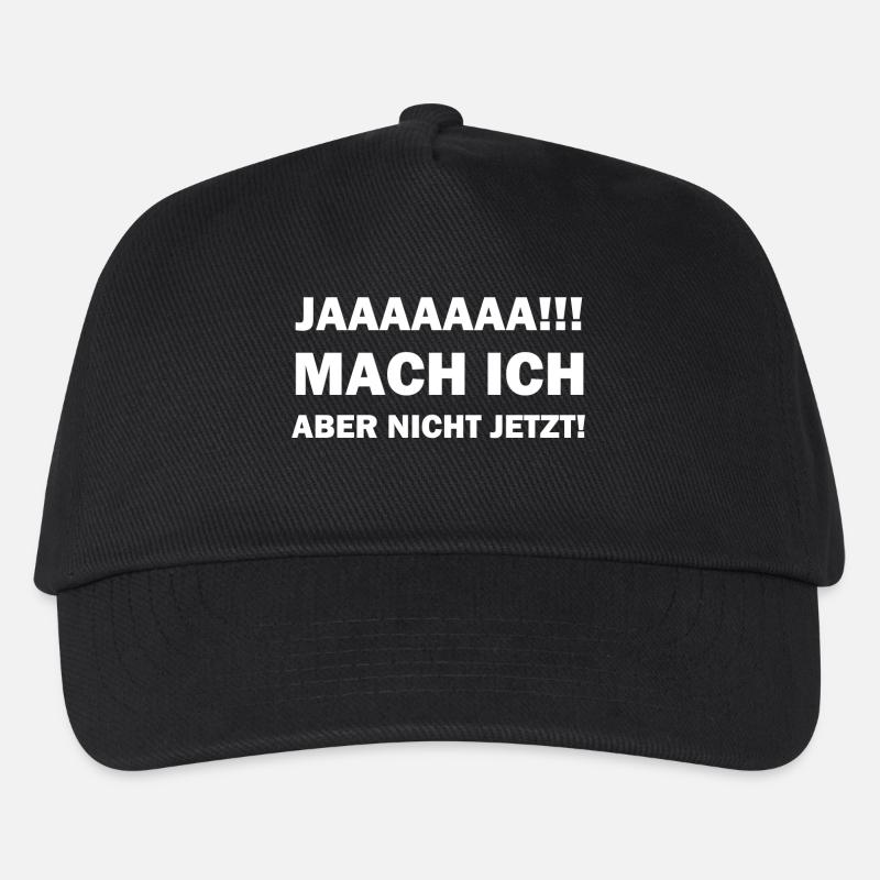 Spruch - Kinder Basecap - Schwarz