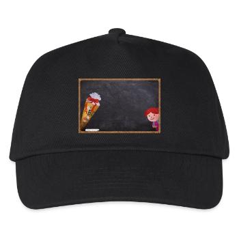 First day of school - Kids’ Baseball Cap - black - Front