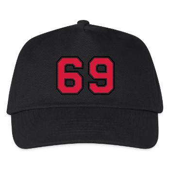 69__f2 - Kinder Basecap - Schwarz - Vorne