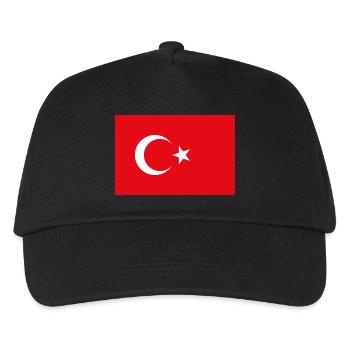 Turkey flag - Kids’ Baseball Cap - black - Front