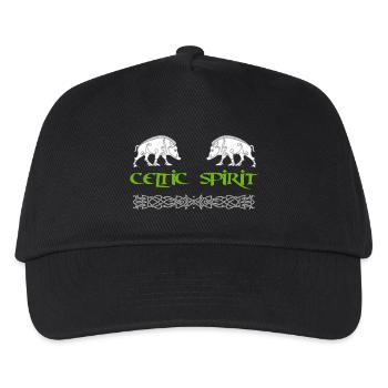 Celtic Spirit - sanglier - Casquette de baseball Enfant - noir - Devant