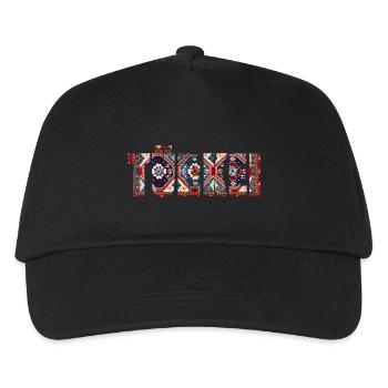 tapis de dinde - Casquette de baseball Enfant - noir - Devant