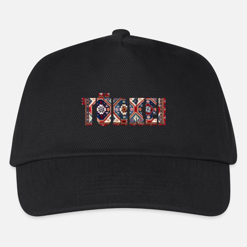 türkei teppich - Kinder Basecap - Schwarz