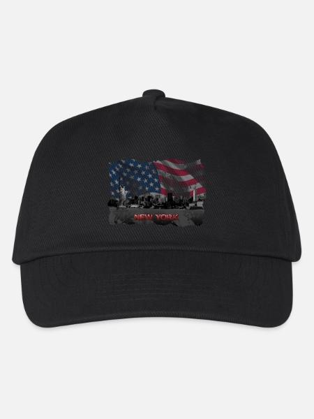 New York - Kids’ Baseball Cap - black