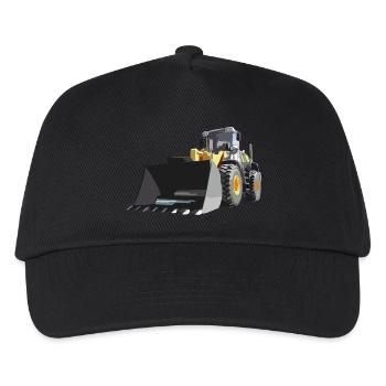 Radlader - Kinder Basecap - Schwarz - Vorne