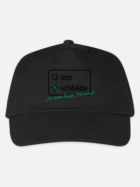 To Do List - Kinder Basecap - Schwarz