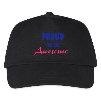 Awesome - Kids’ Baseball Cap - black - Front
