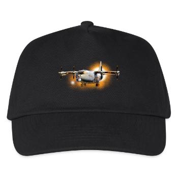 Transport aircraft Antonov-12 - Kids’ Baseball Cap - black - Front