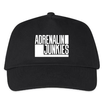 Adrenalin Junkies - Kinder Basecap - Schwarz - Vorne