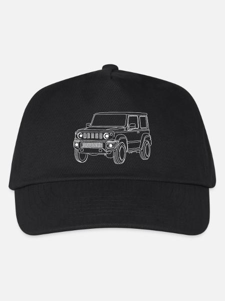 Jimny jeep - Kinder Basecap - Schwarz