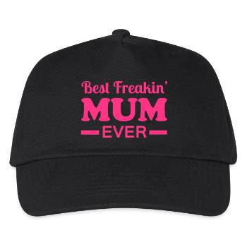 Mum - Kids’ Baseball Cap - black - Front