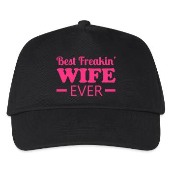 Wife - Kinder Basecap - Schwarz - Vorne