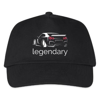 gtr racing legends classic cars cars - Kids’ Baseball Cap - black - Front