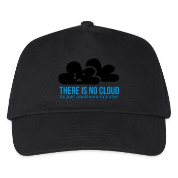cloud - Kids’ Baseball Cap - black - Front