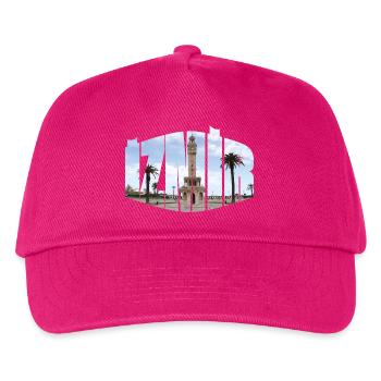 Izmir clock tower - Kids’ Baseball Cap - fuchsia - Front