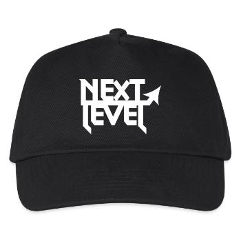 next level w - Kids’ Baseball Cap - black - Front