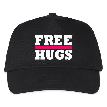 Free Hugs - Casquette de baseball Enfant - noir - Devant