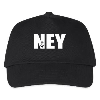 NEY Anker - Kinder Basecap - Schwarz - Vorne