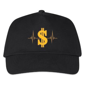Impulsion de dollar de battement de coeur - Casquette de baseball Enfant - noir - Devant
