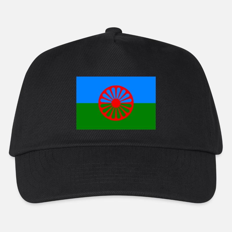 Drapeau rom 720x480 1 - Casquette de baseball Enfant - noir