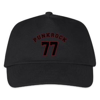 Punk rock 77 - Casquette de baseball Enfant - noir - Devant