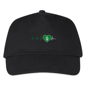 STEIERMARK WAPPEN STEIRER GRÜNES HERZ GESCHENK - Kinder Basecap - Schwarz - Vorne