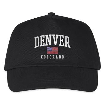 Arche du drapeau ancien de Denver, Colorado - Casquette de baseball Enfant - noir - Devant