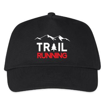 Trail Running - Kids’ Baseball Cap - black - Front